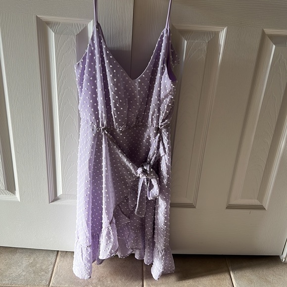 Cute purple sun dress. NWT. - Picture 3 of 4